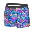 thumbnail image 5 of Goofa Colorful Mushrooms Printed Men's Boxer Briefs Underwear, Moisture-Wicking Underwear, Trunk,Soft and Breathable Cotton Underwear-Large, 5 of 9