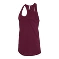 thumbnail image 2 of BELLA + CANVAS - Women's Jersey Racerback Tank - 6008 - Maroon - Size: L, 2 of 5
