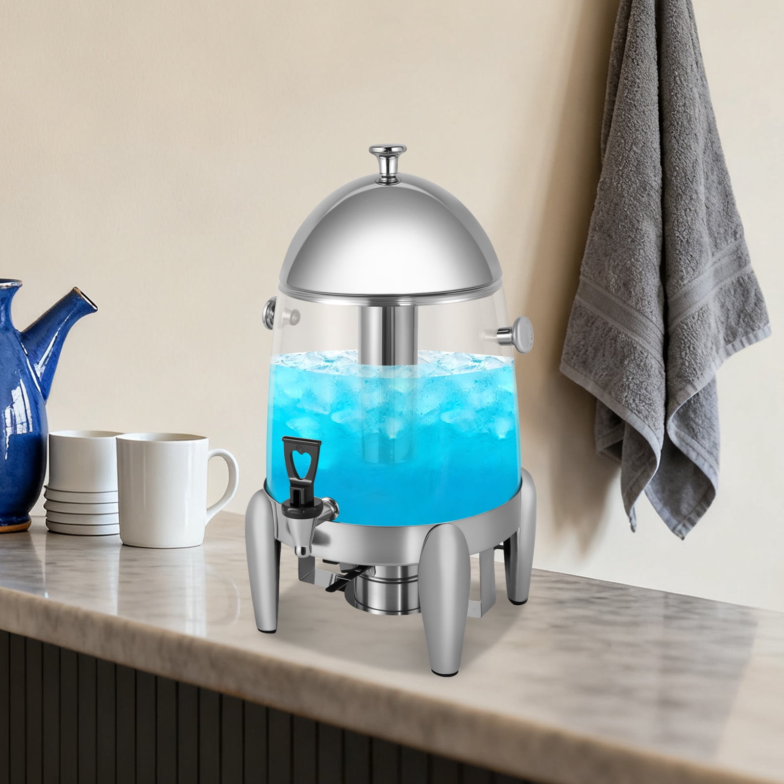 400W 110V Hot Beverage Dispenser, 3.2gal Beverage Container, Coffee Chafer Urn, Chocolate Drinking Machine