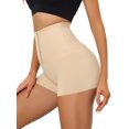 thumbnail image 4 of Unique Bargains Women's Butt Lifter Boyshorts Shapewear Panties with Hooks Closure S Beige, 4 of 6