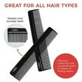 thumbnail image 6 of (2 pack) ACE 7.5" Dressing Comb Black, 6 of 7