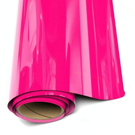 Siser EasyWeed Heat Transfer Vinyl - Fluorescent Rasberry  12"x20" HTV Iron On Vinyl - Heat Press Vinyl