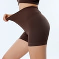 thumbnail image 2 of Besolor Yoga Shorts for Women Scrunch Seamless High Waisted Ruched Butt Lifting Workout Running Biker Booty Shorts, 2 of 4