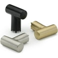 thumbnail image 2 of Ashley Norton MT2234-035-DOR Straight 1-3/8" Wide Luxury Solid Brass Seamless T Bar, 2 of 2