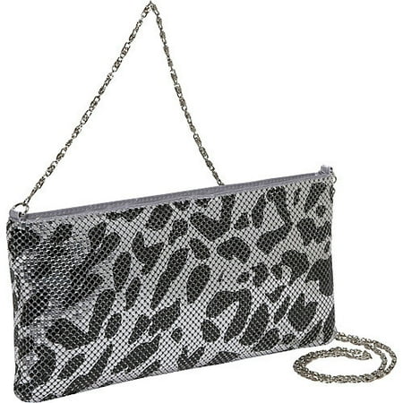 Savanna Animal Print Metal Mesh Shoulder Bag
