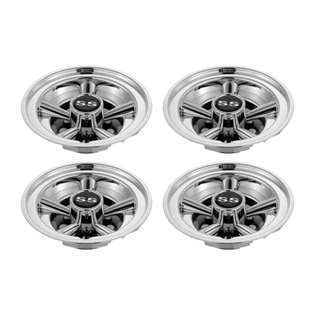 Wweixi 4Pcs Golf Cart Hub Caps Lightweight Cart Golf Wheel Universal Compact Covers silver 8 inch