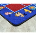 thumbnail image 3 of Joy Carpets Kid Essentials Alphabet Phonics 5'4" x 7'8" Area Rug in Color Blue, 3 of 3