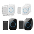 thumbnail image 3 of CACAZI Waterproof Wireless Doorbell Smart Remote Door Bell doorbell Doorbell CACAZI waterproof Chime Battery Self-powered Transmitter Doorbell, 3 of 7