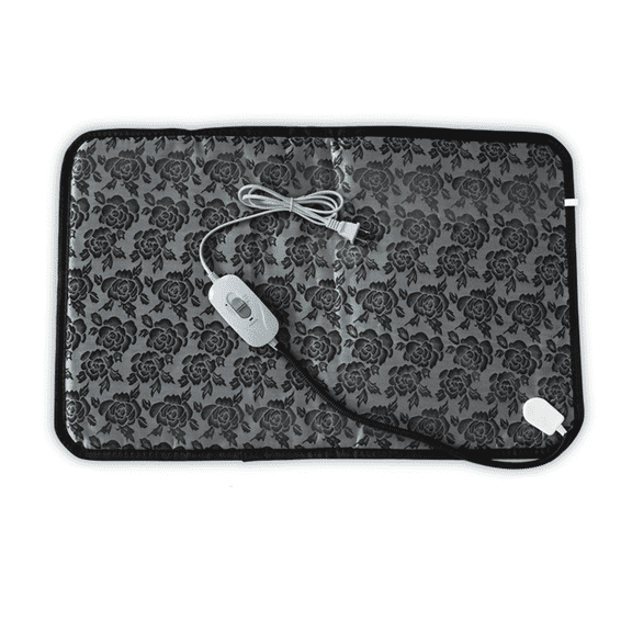 AUQ Heated Cat Bed Lightweight and Portable Heated Dog Pad Waterproof and Scratch-Resistant Heated Pet Mat Gray