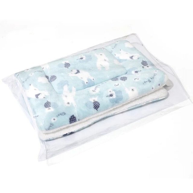 Soft Dog Bed Mats Warm Cat Bed Soft Fleece Pet Blanket Puppy Sleep Mat Kitten Mattress Cushion for Small Dogs Cat Accessories ShopWise Round