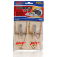 thumbnail image 2 of PIC Metal Padel Wood Mouse Trap,1.75" x 7", 4 Count, 3 Pack (12 Traps Total), 2 of 6