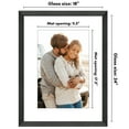 thumbnail image 3 of Americanflat 18" x 24" Wide Molding Picture Frame - Black, 3 of 8