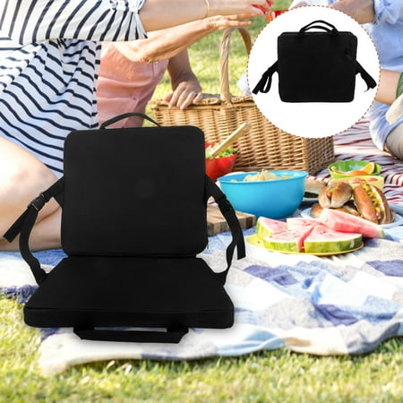 FRCOLOR Fold Pad Folding Stool Practical Chair Adjustable Backseat