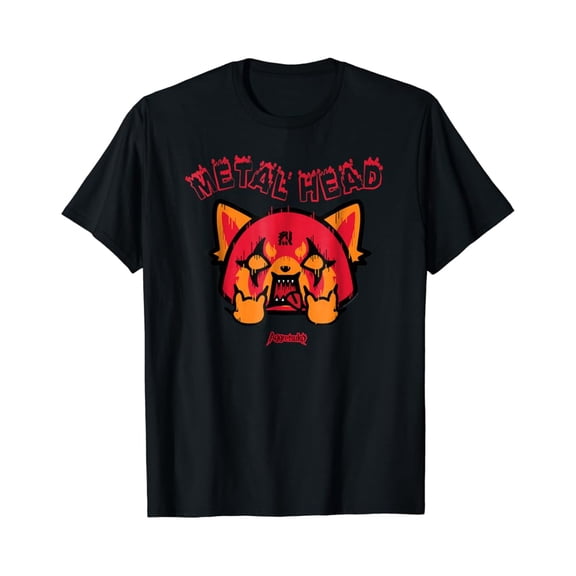 Aggretsuko Rage Metal Head Tee Shirt