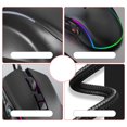 thumbnail image 3 of Wired Mouse, 7200dpi RGB Gaming Mouse Optical  for Office, 3 of 8