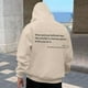 thumbnail image 1 of MHFRRA Sudadera con Capucha y Estampado de Moda para Hombre Beige, 1 of 4