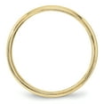 thumbnail image 2 of 10K Yellow Gold 4mm Milgrain Half Round Band Ring Size 5.5, 2 of 7