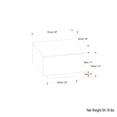 thumbnail image 4 of Simpli Home Lockhart 30 inch Wide Solid Mango Wood Square Coffee Table, Natural Blonde, 4 of 8