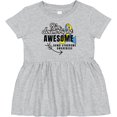 thumbnail image 3 of Inktastic Im Down Right Awesome Down Syndrome Awareness with Arrow Girls Baby Dress, 3 of 5