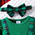 thumbnail image 6 of Infant Christmas Dresses for Girls Long Sleeve Crew Neck A-Line Winter Outfits Romper Christmas Outfits 0-3 Months Girls Dresses, 6 of 8