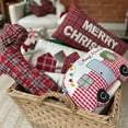 thumbnail image 3 of Levtex Home - Bretton Woods - Decorative Pillow (12X24in.) - Plaid Village - White, Gold, Silver, Red, and Black, 3 of 3