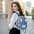 thumbnail image 6 of FORMRS Mini Backpack Purse for Women Travel Daypack Casual Shoulder Bag, White Polar Bear, 6 of 7