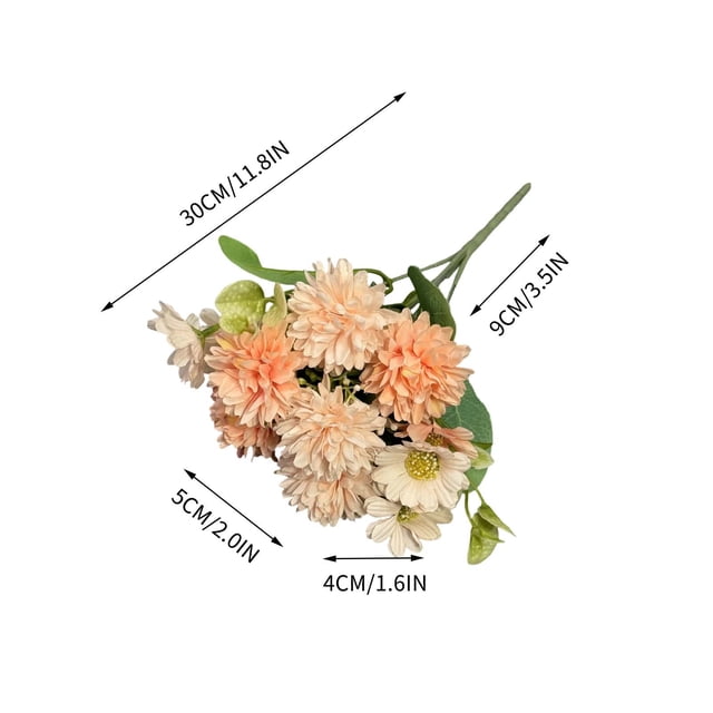 Wedding Centerpieces for Tables Artificial Flower Branches with Realistic Garden Design for Table Runner and Home Decor