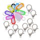 thumbnail image 2 of Surtido de 20 unids Sunnimix Etiqueta de Llave Dividida Kit de Llavero con broche de langosta, 2 of 7