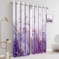 thumbnail image 2 of Dashan Purple Marble Blackout Curtains for Bedroom Living Room Decor Grommet Window Drapes 42x63 Inch,2 Panels, 2 of 7