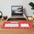 thumbnail image 5 of Red Strawberries Seamless Laptop Mouse Pad 31.5x11.8 inch NonSlip Large Keyboard Rubber Writing Table Mat with Stitched Edges, Perfect for Office and Home, Add a Sweet Touch, 5 of 6