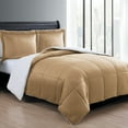 thumbnail image 2 of VCNY Home Micromink 2-Piece Taupe Solid Color Comforter Set, Twin, 2 of 5