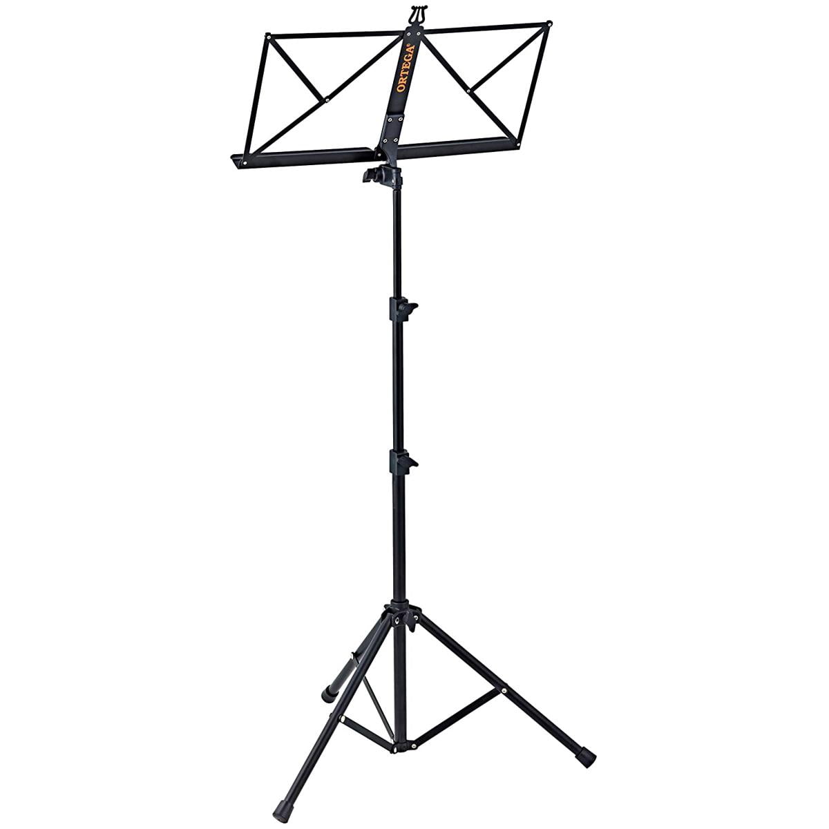 Ortega Guitars Portable Music Stand, 22 to 50" Height, Black