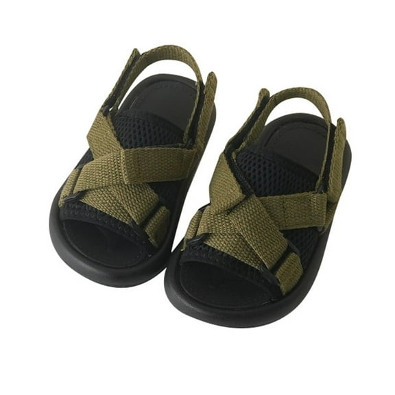 MKHSQHDG Sandals Kids Size 2.5 Middle Big Kids Boys Girls Sandals Summer Open Toe Non Hundred Shoes Daily School Wear 4-4.5 Years