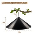thumbnail image 3 of PENGXIANG 19-inch Birdfeeder Baffle Portable Circular Hanging Type Replacement Tree Animal Feeder Protector Guard Accessories, 3 of 9