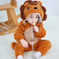 thumbnail image 3 of Lindos disfraces de Cosplay de mono, tigre y dinosaurio, mono de animales para niños y niñas, mamelucos para bebés, ropa para bebés, pijamas para niños Kigurumi, 3 of 5