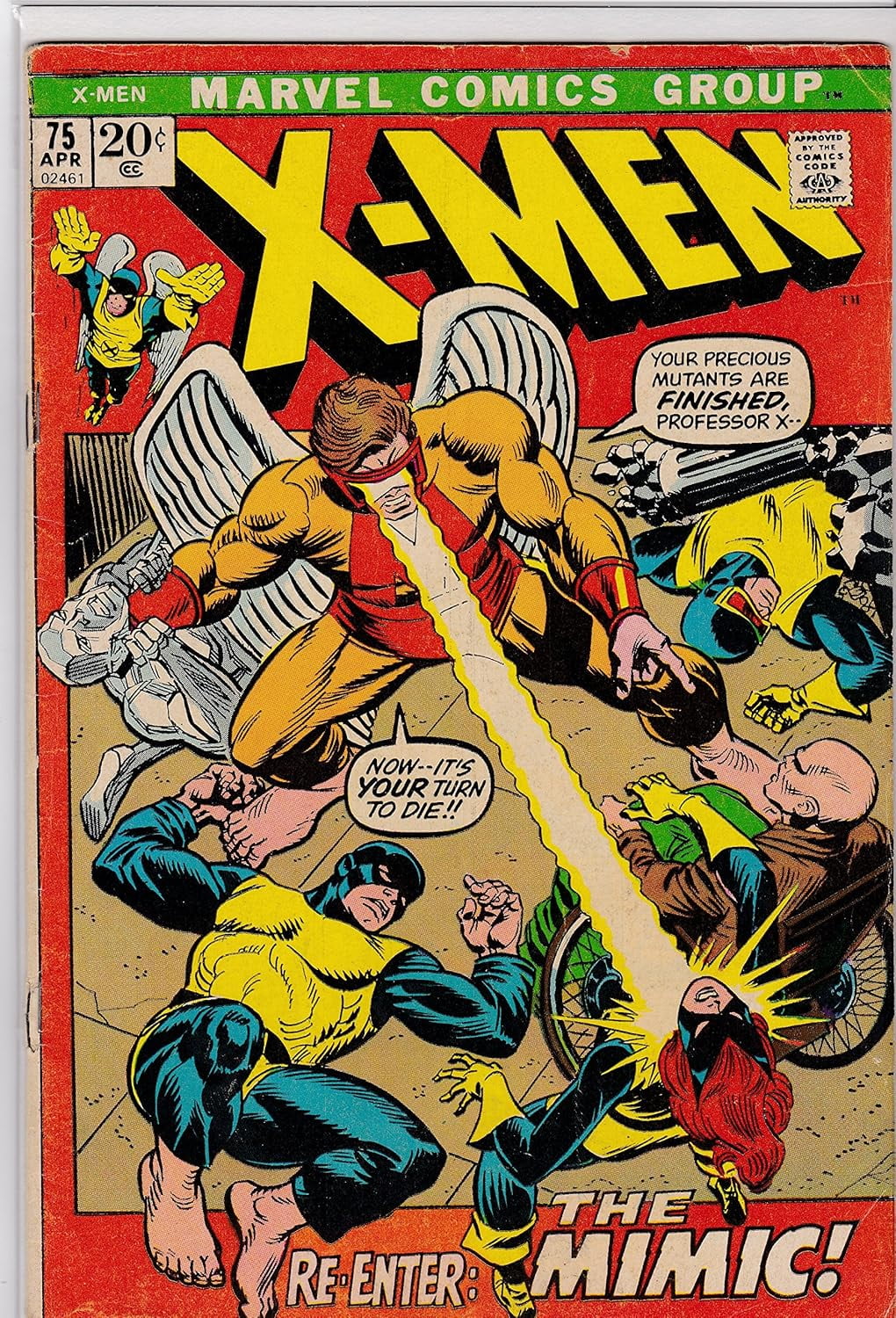 X-Men #75 Signed by Roy Thomas
