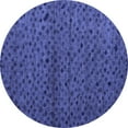 thumbnail image 1 of Ahgly Company Machine Washable Indoor Round Abstract Blue Modern Area Rugs, 7' Round, 1 of 4