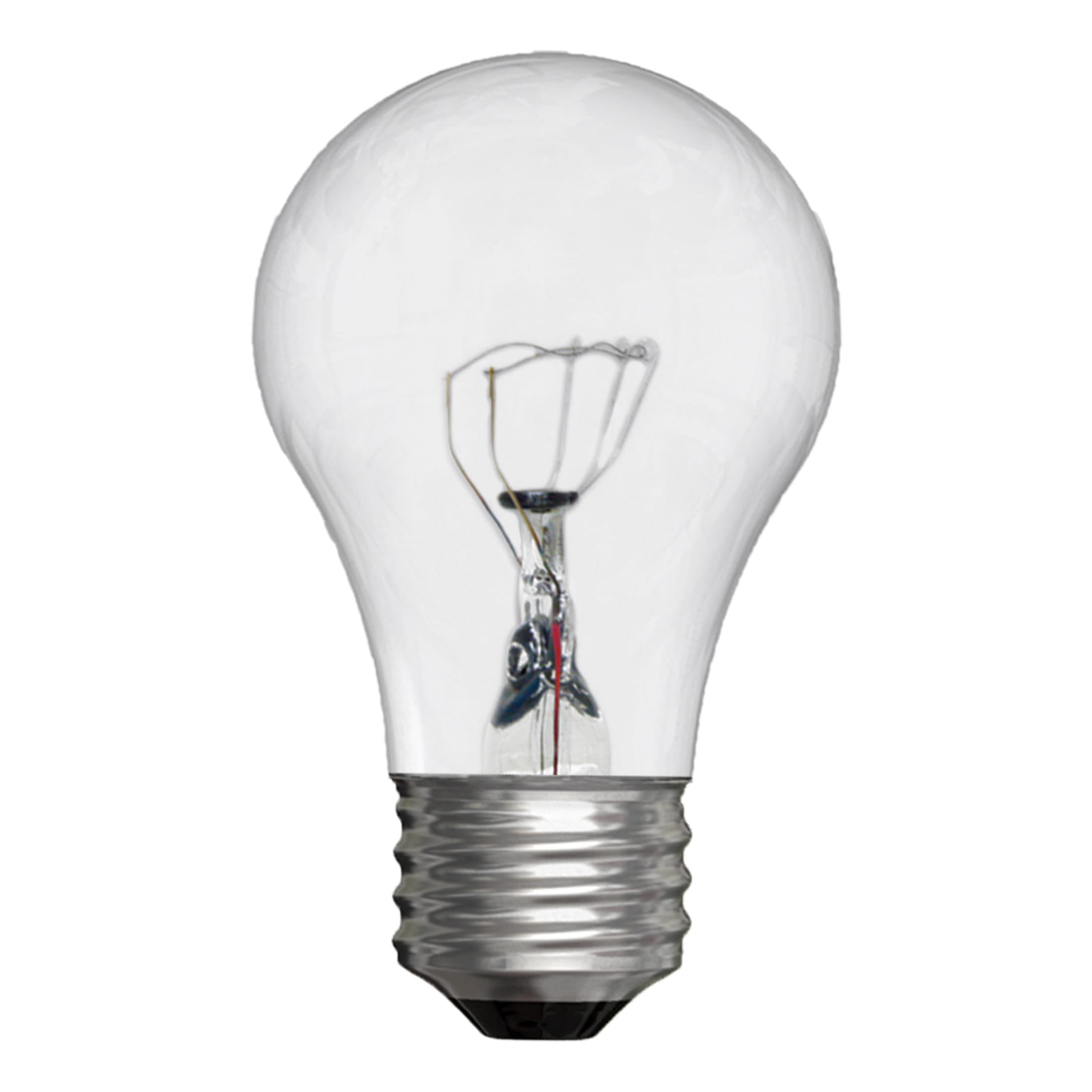 (4 pack) GE Incandescent Light Bulb, 40 Watt, Soft White, A15 Appliance Bulb, Medium Base, Clear Finish