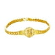 thumbnail image 3 of Pulsera con forma de reloj para mujer, pulsera de eslabones, decoración novedosa, aleación, elegante, ligera Fuil, 3 of 8
