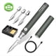 thumbnail image 1 of Kit de Soldador Inalámbrico, Soldador Inalámbrico Recargable por USB, Soldador con 3 Ajustes de Temperatura - Gris, 1 of 5