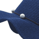thumbnail image 2 of Sombrero de paja para mujer, gorra de sol de playa de ala ancha, plegable, grande, flexible, papel Natural trenzado, 2 of 5