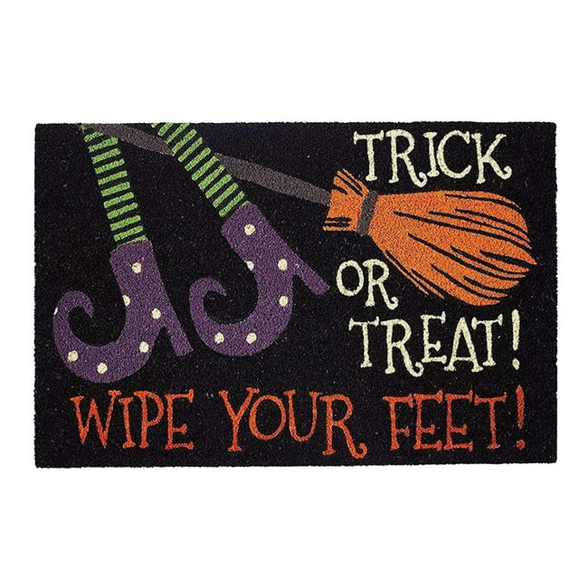 Up to 65% Off SMihono Halloween Letters Home Door Mat Absorbent Mat Living Room Kitchen Floor Mat