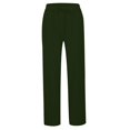 thumbnail image 3 of yunLCZ Pants Plus Size for Women Women Fashion Solid Color Cotton Elastic Long Pants Beach Leisure Trousers Work Clothes for Office, 3 of 4