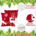 thumbnail image 2 of 4 Pieces 45x45 Cm Room Home Santa Claus Elk Pillowcase Decorative, 2 of 5