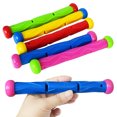 thumbnail image 1 of Palos de buceo para piscina, 5 uds., palo de buceo para piscina de entrenamiento subacuático para niños, juguete de natación colorido que se hunde, 1 of 5