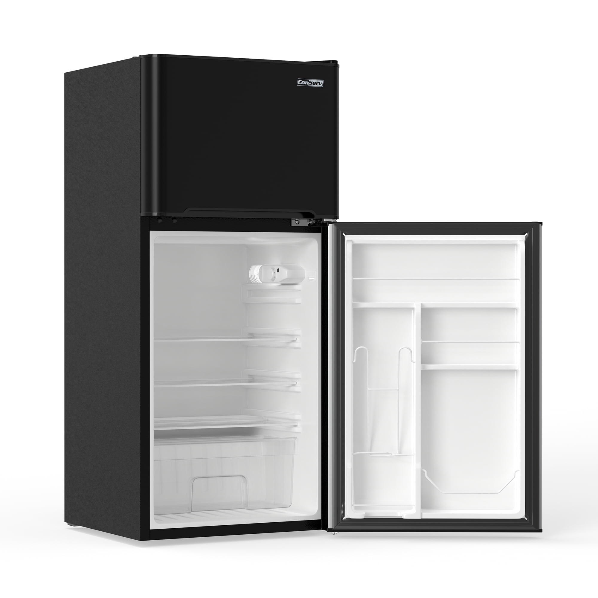 Conserv 19in BLACK Compact 2 Door Refrigerator 4.5cf Reversible Door 110V