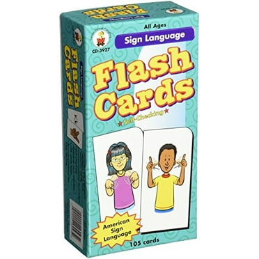 carson-dellosa publishing sign language flash cards (cd-3927)
