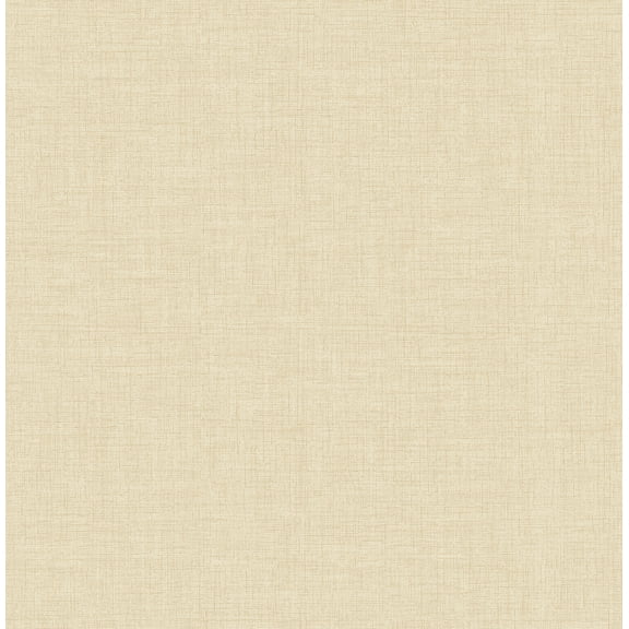 Advantage Wallis Beige Faux Linen Wallpaper