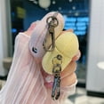 thumbnail image 6 of ChicShell for Apple Airpods 4, Airpods 4 Cases 2024 Cover Women Anti-Drop Silicone iPods 4 Earbuds Cases Girl Bling Keychain for Airpod iPods 4th Generation, Yellow, 6 of 11