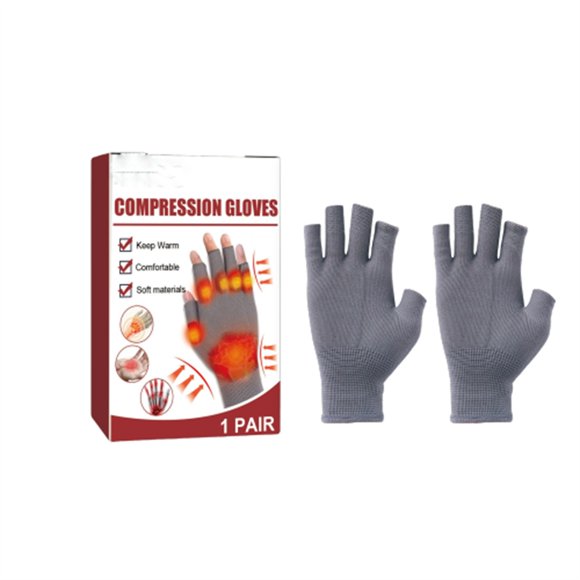 Guantes de compresión para manos, túnel carpiano reumatoide, para mujeres y hombres; guantes antideslizantes con puntos adhesivos para el trabajo